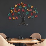 Cumpara ieftin Tablou metalic Yggdrasil Multicolor 115x94x4 cm
