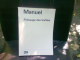 FINISSAGE DES TEXTILES - MANUAL