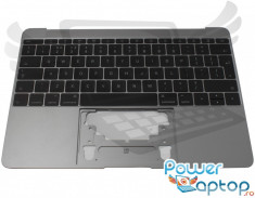 Tastatura Laptop Apple MacBook A1534 cu Palmrest gri foto