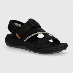 Merrell sandale TERRAN 4 BACKSTRAP femei, culoarea negru, J006412