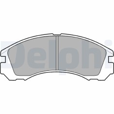 DELPHI LP871 set placute frana,frana disc