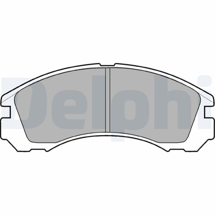DELPHI LP871 set placute frana,frana disc