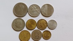 Lot 10 monede din 10 tari diferite-Lot 10