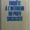 ENQUETE A L &#039;INTERIEUR DU PARTI SOCIALISTE par ANNIE PHILIPPE - DANIEL HUBSCHER , 1991