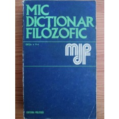 Mic dictionar filozofic (1973)