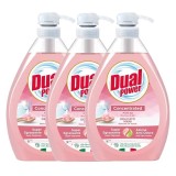 DUAL POWER Set 3 BUCATI - DETERGENT de vase delicat 1000ML