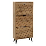 Cumpara ieftin Dulap pantofi Thelma 9 perechi sonoma 60x23.8x131.6 cm