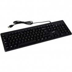 Tastatura Genius KB-116, Wired, USB, Taste Numerice, Cablu 1.5 m, Layout International, Negru foto