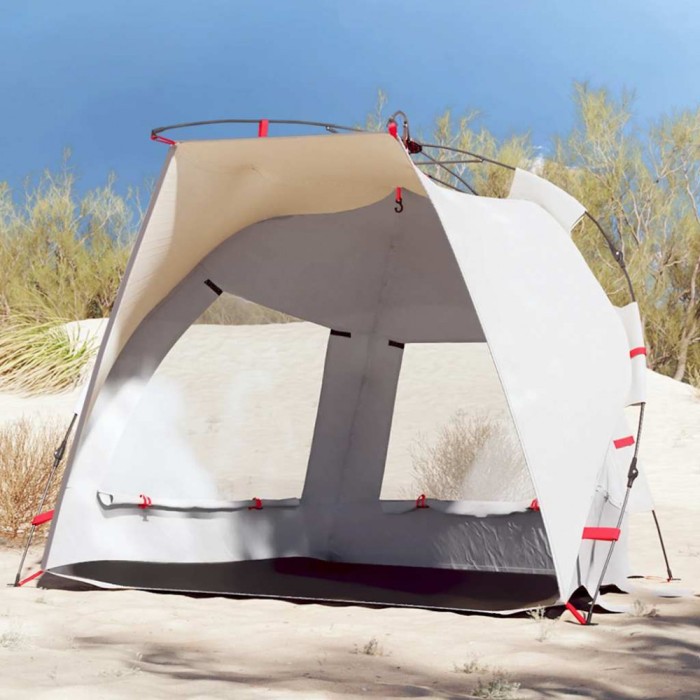 vidaXL Cort camping 2 persoane gri impermeabil setare rapidă 4005292