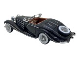 Macheta Mercedes negru 500k special roadster fum, sunet, lumini, deschide tot 1:24