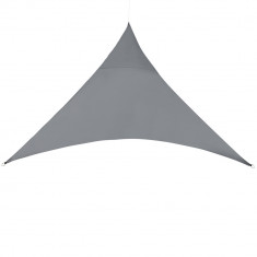 Copertina parasolar impermeabila DG 500 x 500 x 500 cm triunghiulara gri inchis [en.casa] HausGarden Leisure foto