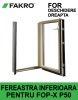 Fereastra mansarda iesire terasa Fakro FOR P50 APMX, dreapta