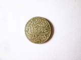 Rara! Maroc 1 Dirham 1314(1896) monedă argint monetăria Paris-Sultan Abdul Aziz