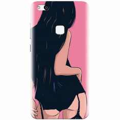 Husa silicon pentru Huawei P10 Lite, Girl With Long Hair