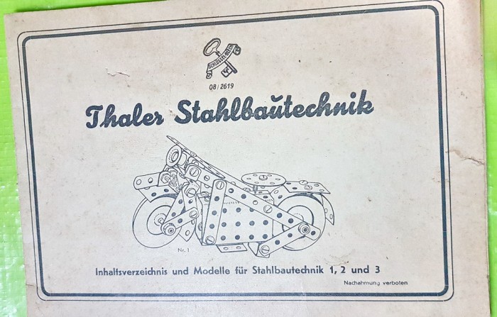 G83-I-Catalog THALER STAHLBAUTEHNIC-Machete-Jucarii metalice Chituri constructiE