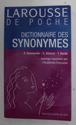 DICTIONNAIRE DES SYNOYMES par E. GENOUVRIER ...T. HORDE , 2004 foto