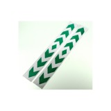 Abtibild reflectorizant Alb-Verde 5cmx40cm Cod: AN02V Automotive TrustedCars, Oem