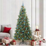 vidaXL Brad de Crăciun artificial cu ramuri articulare Verde 210 cm 3397439
