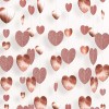 Banner cu Inimioare, Cyrax, Tip Franjuri, 4 m, Rola de Ata Inclusa, Roz cu Sclipici