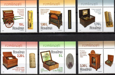 ROMANIA 2020, Colecții rom&amp;acirc;nești. Cutii muzicale, MNH, 2303 foto
