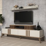 Cumpara ieftin Comoda TV Eyl&uuml;l - Crem