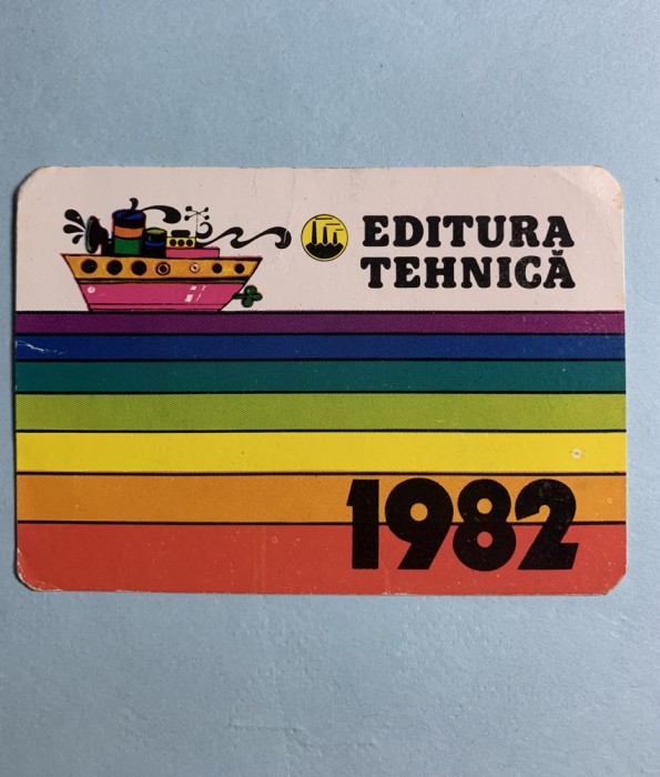 Calendar 1982 editura tehnică
