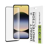 Techsuit - 111D Full Cover / Full Glue Glass - Xiaomi Redmi Note 14 4G (Regional) / Redmi Note 14 5G - Black