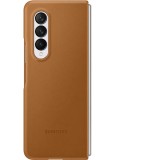 Husa de protectie Samsung Leather Cover pentru Galaxy Z Fold3, BROWN