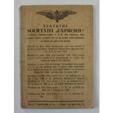 STATUTUL SOCIETATEI &#039; EXPRESUL &#039; A ..FUNCTIONARILOR C.F.R. ..PENTRU AJUTOR RECIPROC , 1946