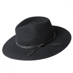 Palarie Bailey of Hollywood Piston Fedora Negru (S,M,L,XL) - 190442351 foto