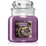 Country Candle Coconut &amp; Blueberry Tart lum&acirc;nare parfumată 453 g
