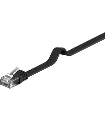 Cablu UTP Cat6 patch cord 7m cupru negru Goobay foto