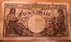ROMANIA 2000 LEI 1941 foto