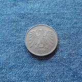 5 Deutsche Mark 1975 F Germania marci RFG / primul an de batere