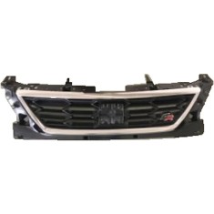 Grila radiator, masca fata Seat Leon (5f), 2017-12.2020; Model Fr, parte montare centrala, crom/negru, 67C10510, Aftermarket