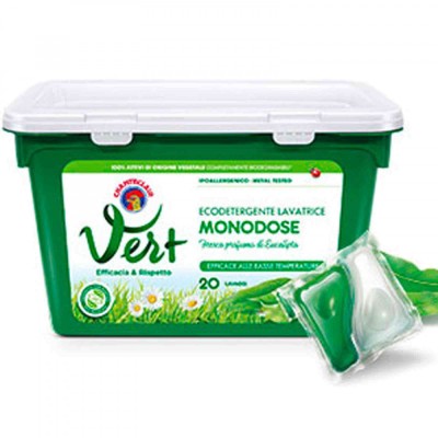 Detergent rufe, capsule, cu Eucalipt, 480 ML, ChanteClair foto