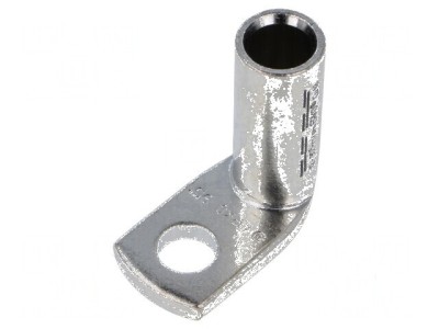 V&amp;acirc;rf inelar tubular M12 95mm&amp;sup2; 90&amp;deg; crimpat pe cablu foto