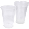 Set Pahare Plastic, 480ml, Capacitate 0,48L, Transparent, 8 Bucăți, Oem