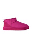 UGG cizme de zăpadă din piele &icirc;ntoarsă Classic Ultra Mini culoarea roz, 1116109.DNY