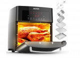 Cumpara ieftin Friteuza cu aer cald ZACHVO Airfryer, 15L, 1700W - SECOND