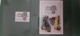 Ciad-Transport,locomotive ,trenuri- timbru si colita-nestampilate MNH (T3)