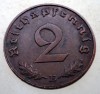 2.944 GERMANIA 2 REICHSPFENNIG 1940 E, Europa, Bronz