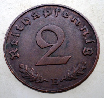 2.944 GERMANIA 2 REICHSPFENNIG 1940 E foto