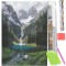 Set de broderie cu diamante 5D, 30x40cm, model Cascada Household NewTrend