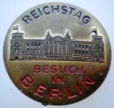 II.160 GERMANIA INSIGNA REICHSTAG BESUCH IN BERLIN ROSU