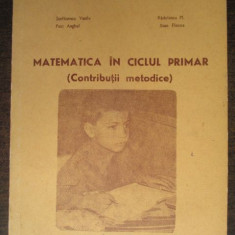 Matematica in ciclul primar Contributii metodice-V.Stefanescu, A.Peti, M.Radulescu, F.Stan