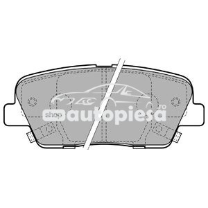 Set placute frana,frana disc KIA SORENTO II (XM) (2009 - 2015) KRIEGER 0950006482