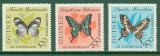 Guinea 1963 Butterflies Mi.197-9 MNH DC.117, Nestampilat