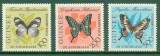 Guinea 1963 Butterflies Mi.197-9 MNH DC.117
