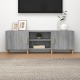 Comodă TV, gri sonoma, 150x30x50 cm, lemn prelucrat, vidaXL